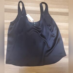 NWT Banana Republic chocolate silk tank